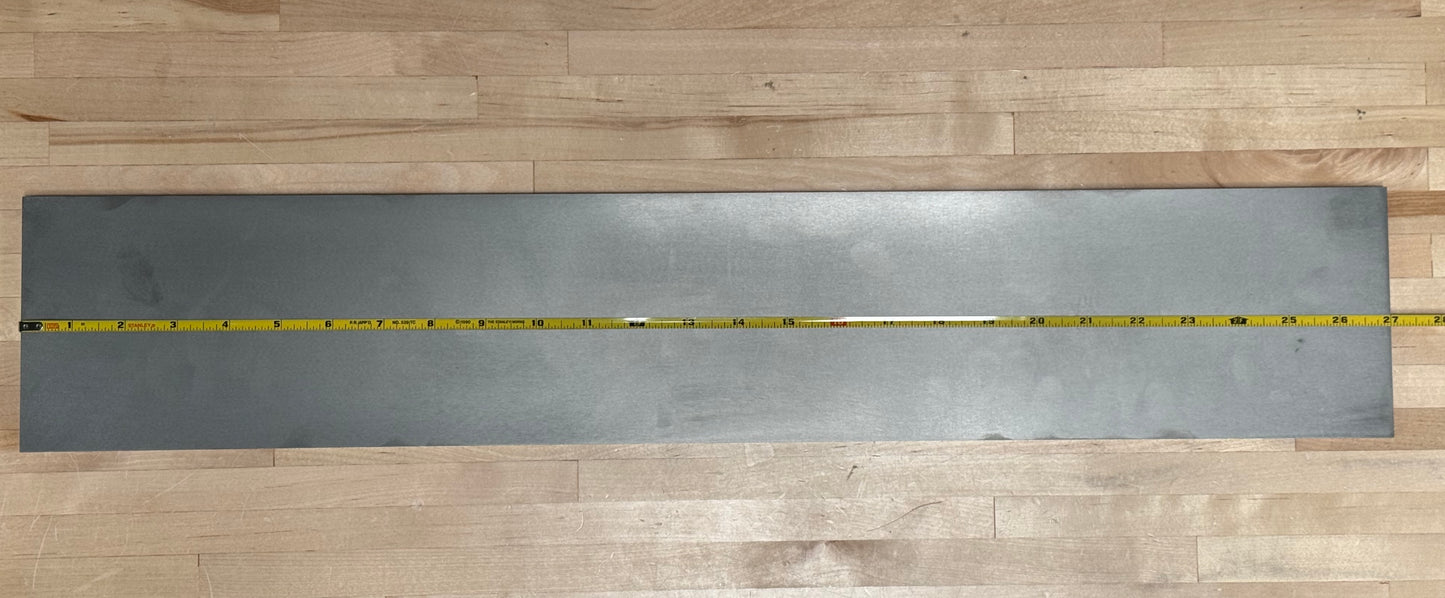 1/4" Niobium Plate 127x686x6.1 mm 4.58kg (10.1 Lbs)