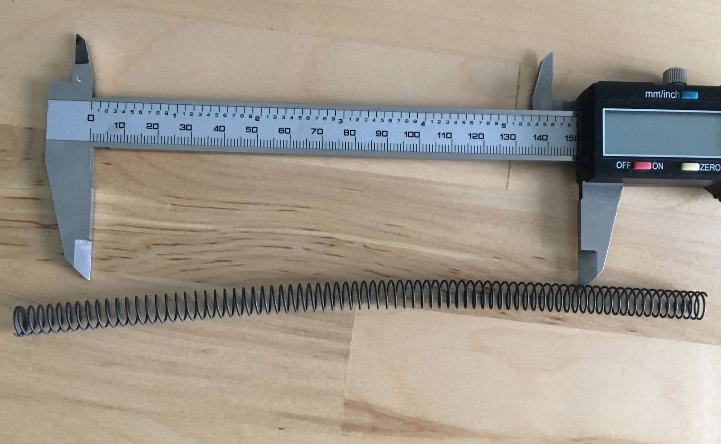 Nitinol 2-Way Memory Coil Spring W0.7 x D9 x C55 x H220 Af 60