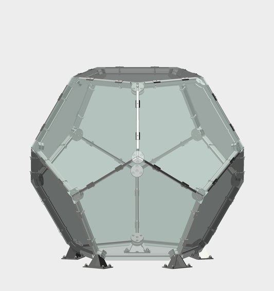 CNC Planet - 10.5 Ft Tall Stainless Steel 12 Foot Dome Enclosure