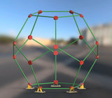 CNC Planet - 16 Ft Tall Stainless Steel Geodesic Structure