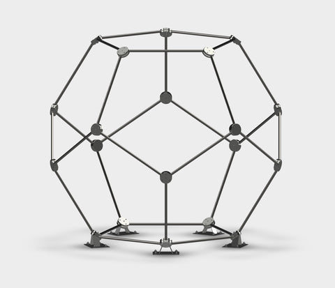 CNC Planet - 16 Ft Tall Stainless Steel Geodesic Structure