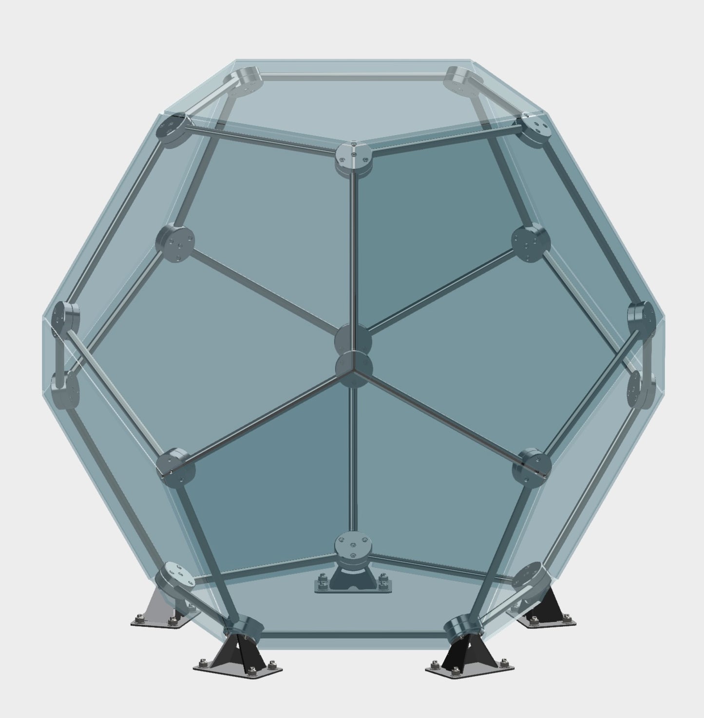 CNC Planet - 10.5 Ft Tall Stainless Steel 12 Foot Dome Enclosure
