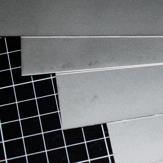 Nitinol Shape Memory Alloy Sheet; 0.5mm (0.02") thick; Af 70-90°C [158-194°F]