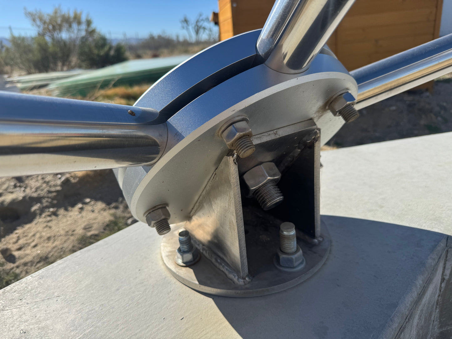 CNC Spaceship - 60 Ft Stainless Steel Geodesic Saucer Roof Cover Enclosure