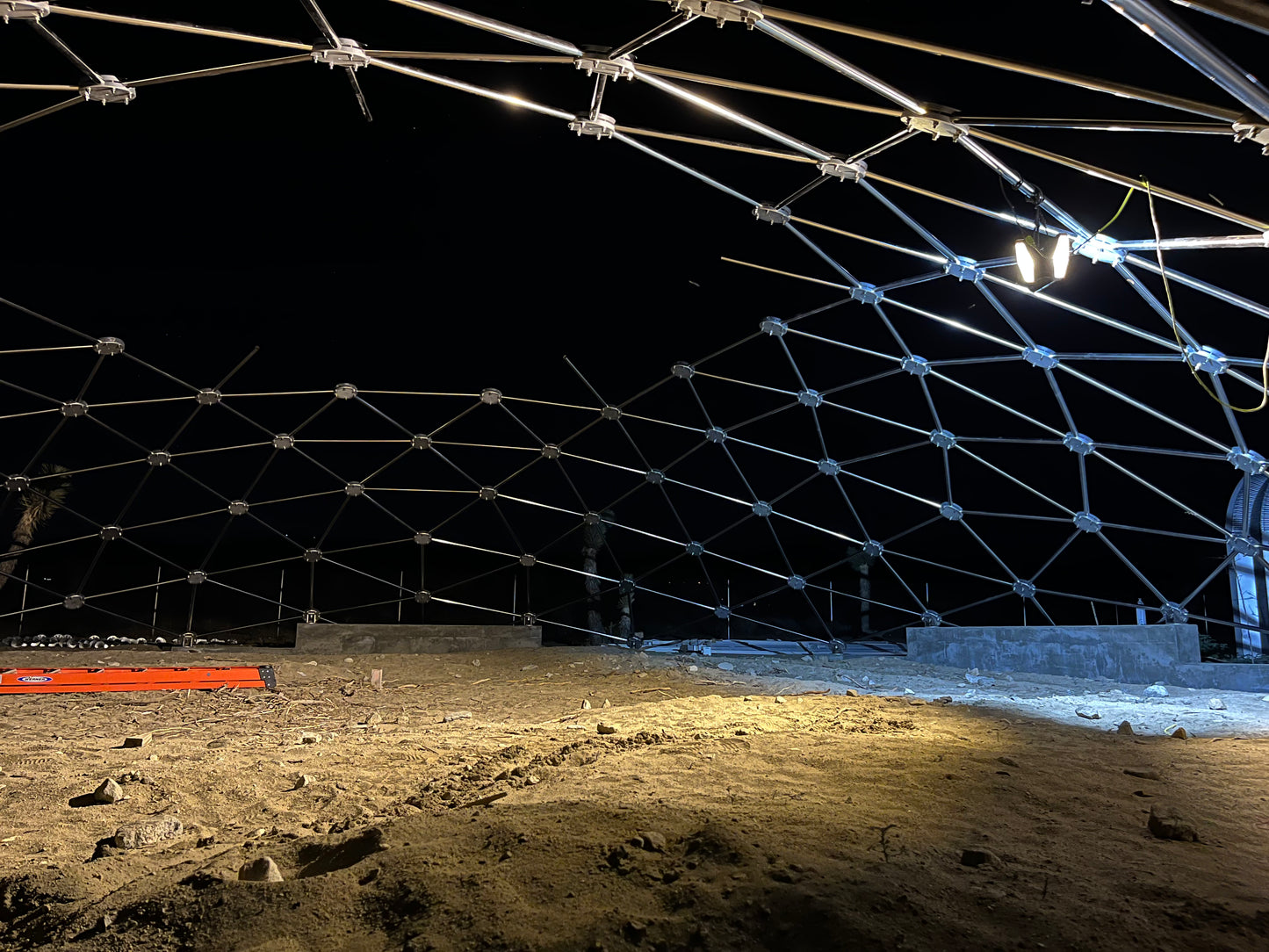 CNC Spaceship - 60 Ft Stainless Steel Geodesic Saucer Roof Cover Enclosure