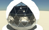 CNC Dome Planet Stainless Steel + T6061 Geodesic Sphere Enclosure