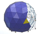 CNC Dome Planet Stainless Steel + T6061 Geodesic Sphere Enclosure
