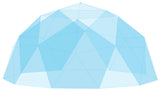CNC Dome Stainless Steel + T6061 Geodesic Dome Small