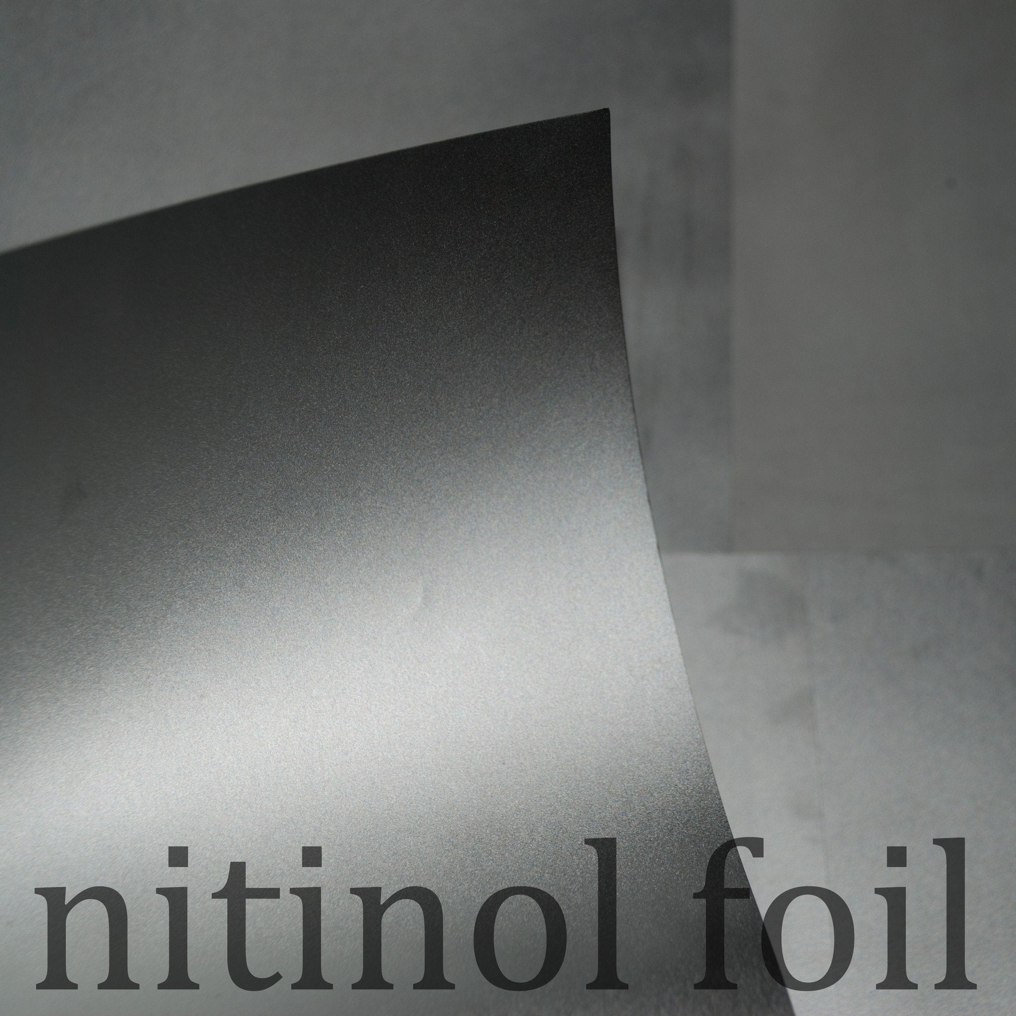 Nitinol Shape Memory Foil; 0.1mm thick; AF 60°C – Nexmetal Corporation