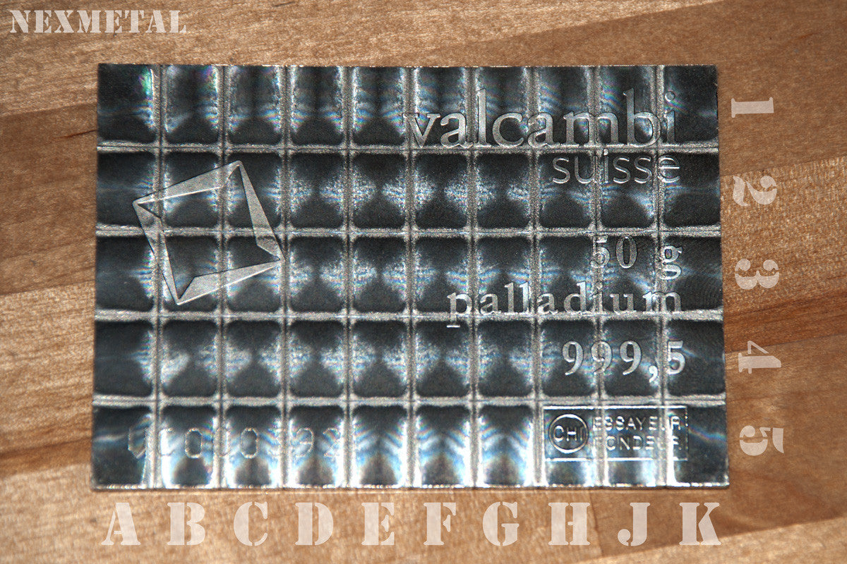Pd • Palladium metal by the gram